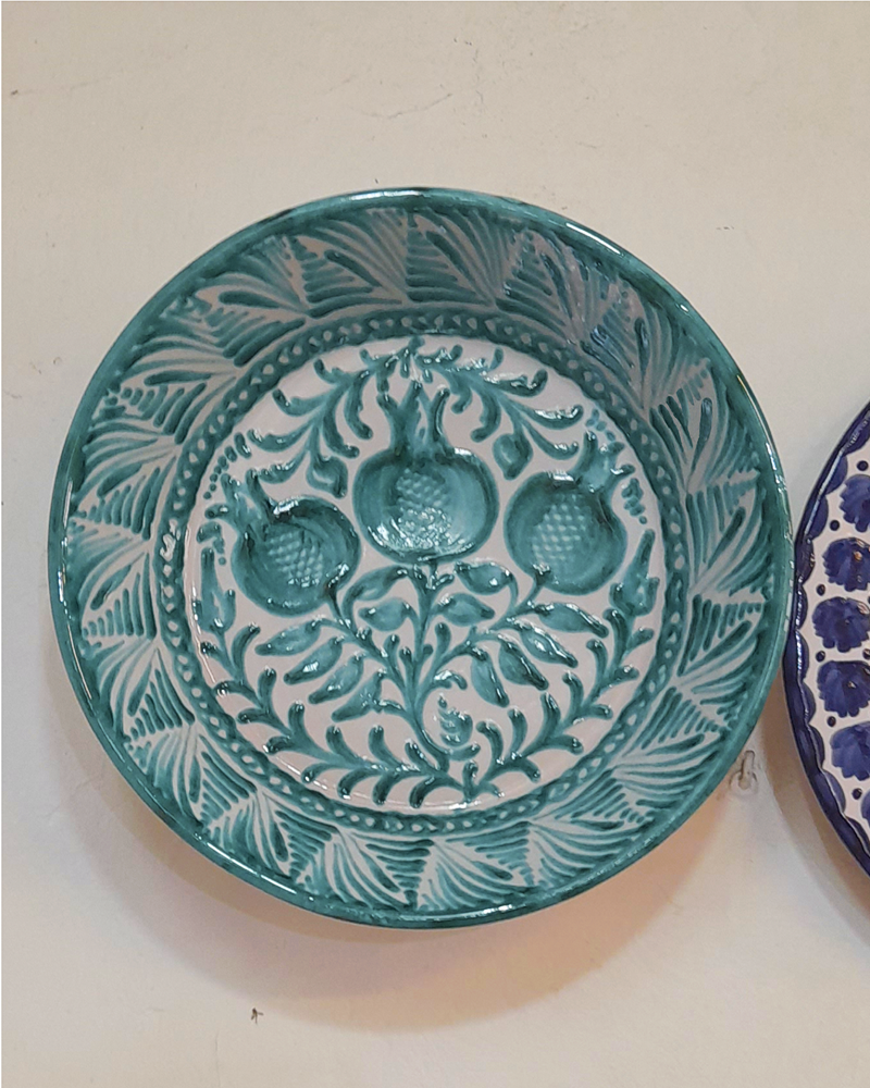 Granado Fajalauza Lebrillo Serving Bowl in Green — CASA PLETÓRICA